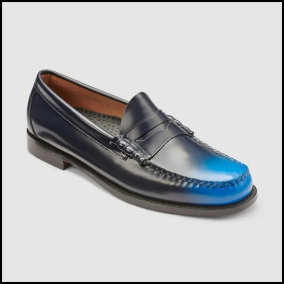 NWOT G.H. Bass Weejuns Men's Larson Ombre Loafers in Blue
